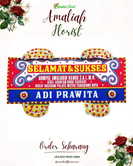 Papan Bunga Ucapan Selamat Pagutan