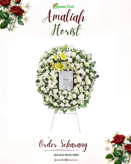 Krans Bunga Duka Pagutan